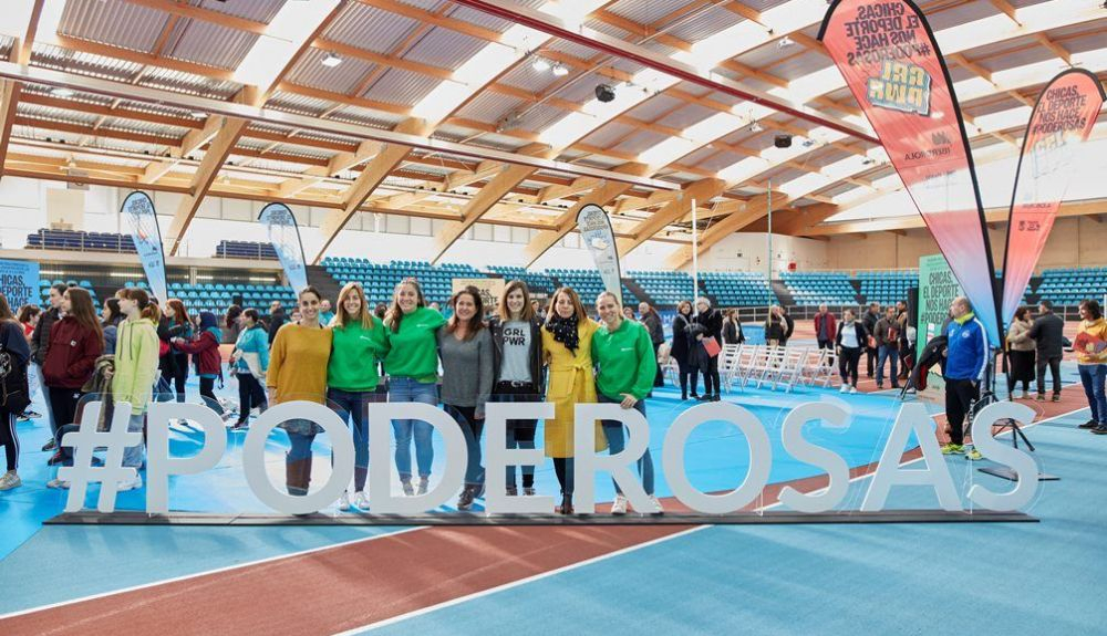 Una imagen del proyecto "Chicas, el deporte nos hace poderosas".