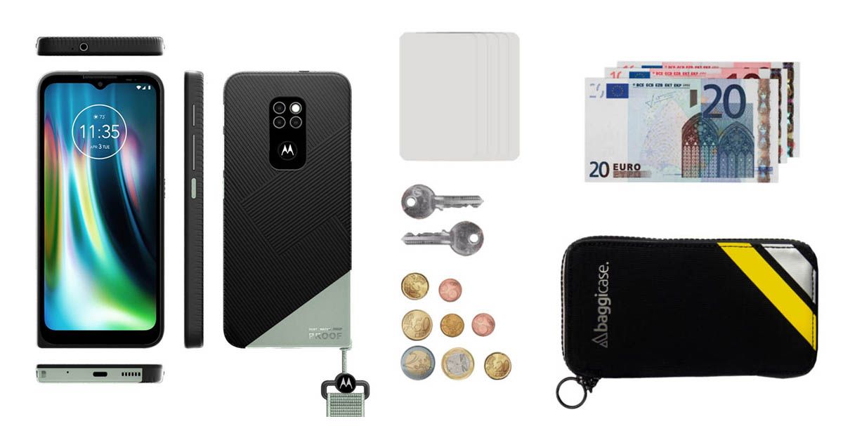 Motorola Defy y funda Baggicase Motorola Defy y funda Baggicase
