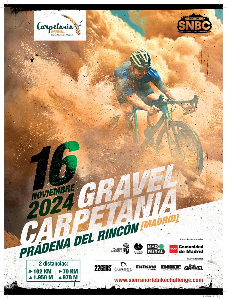 Cartel CARPETANIA GRAVEL Cartel CARPETANIA GRAVEL