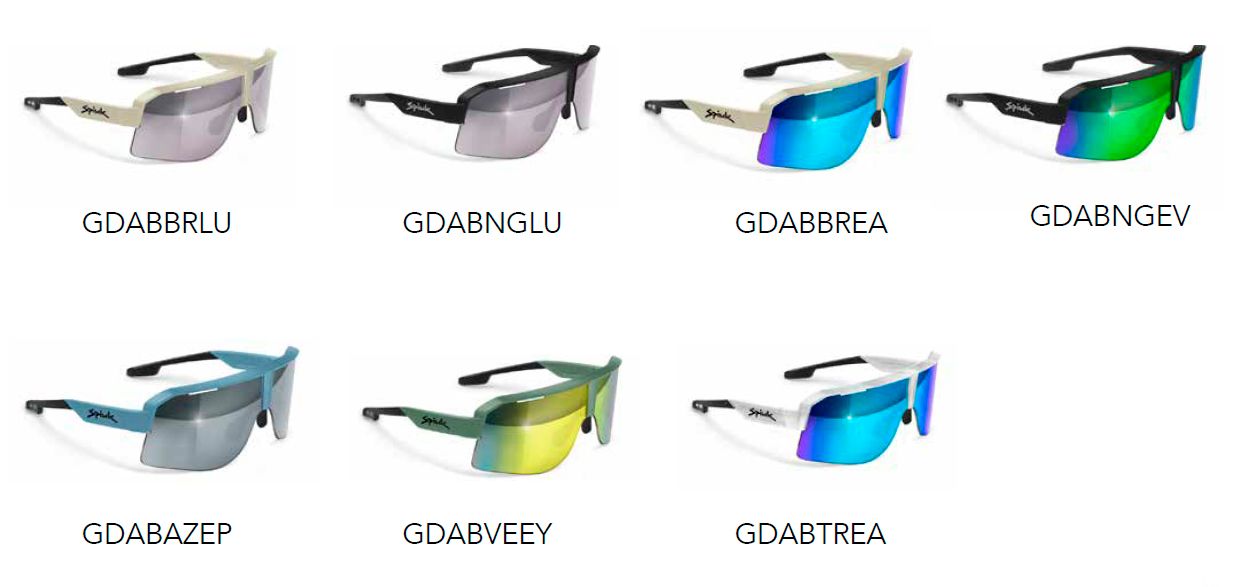 Opciones en las gafas Spiuk Dabbel 2025 Opciones en las gafas Spiuk Dabbel 2025
