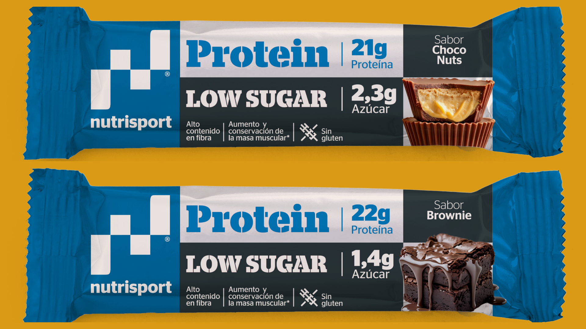 Nuevas barritas proteicas Low Sugar