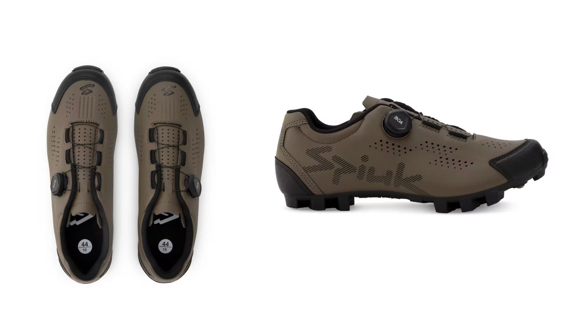 Zapatillas de MTB Spiuk senda marrón.