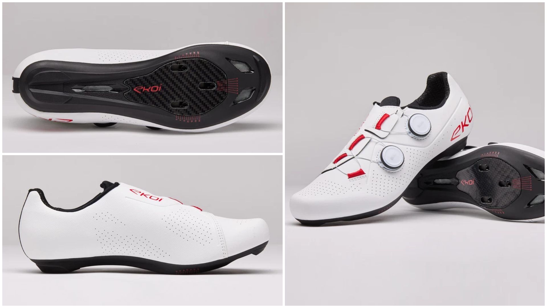 EKOI Perf R4 CARBON INSERT Blanco Rojo.