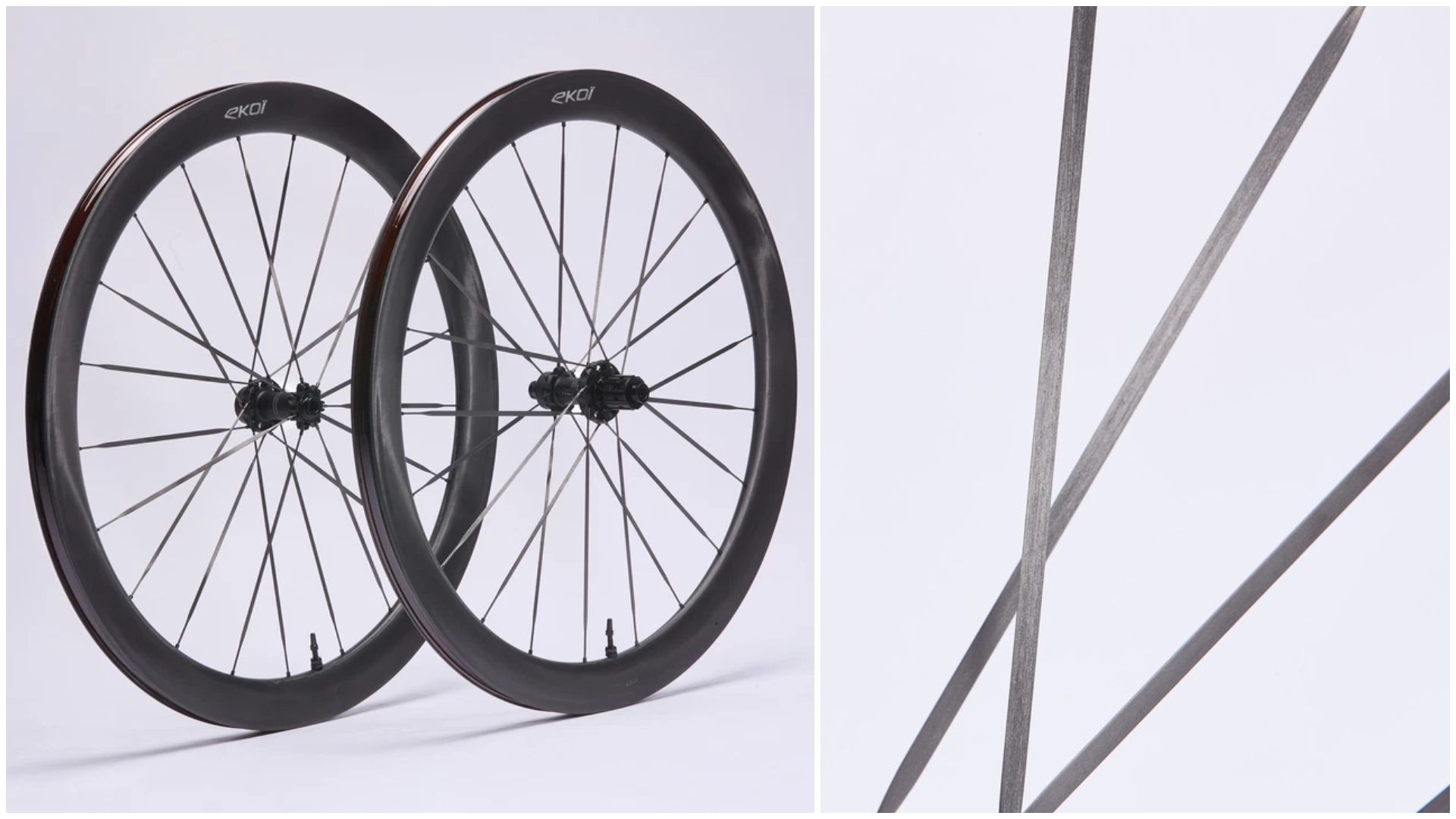 Juego de Ruedas EKOI Carbono 50 mm. Juego de Ruedas EKOI Carbono 50 mm.