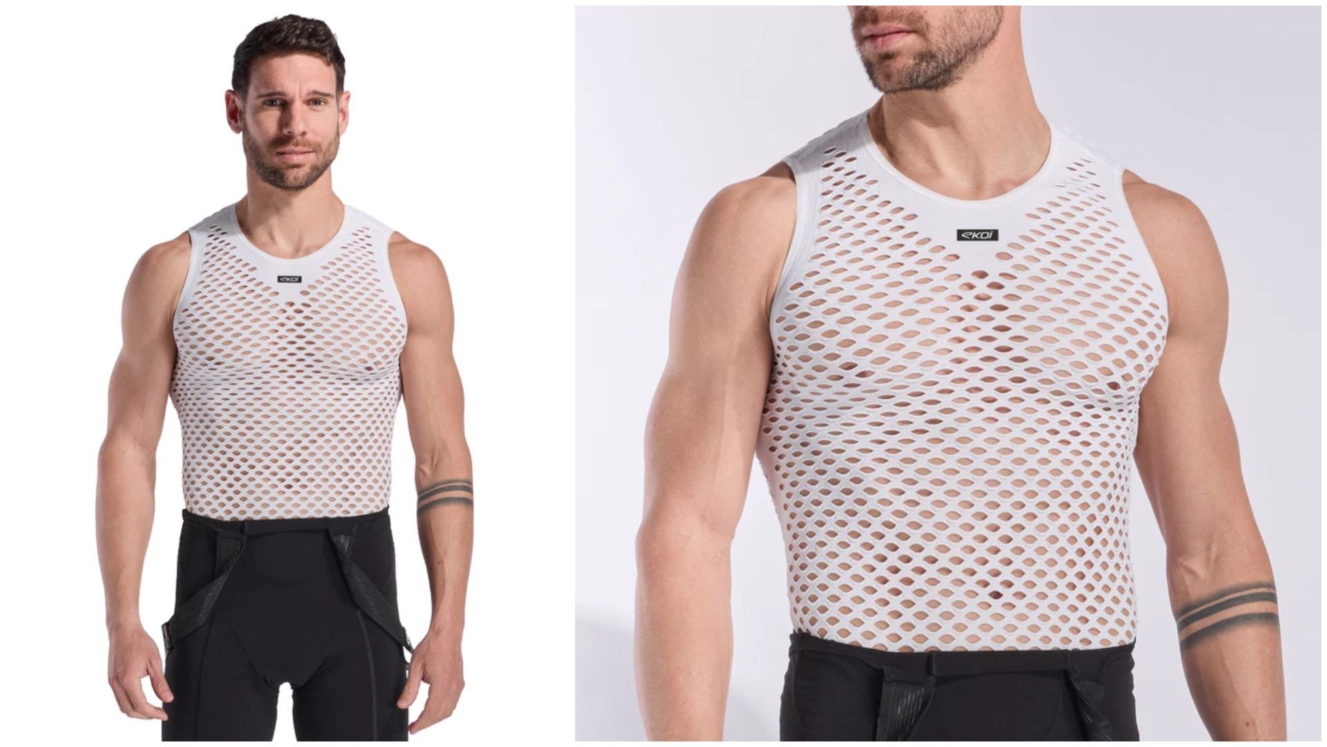 Camiseta interior EKOI Perf SUNTECH sin mangas.