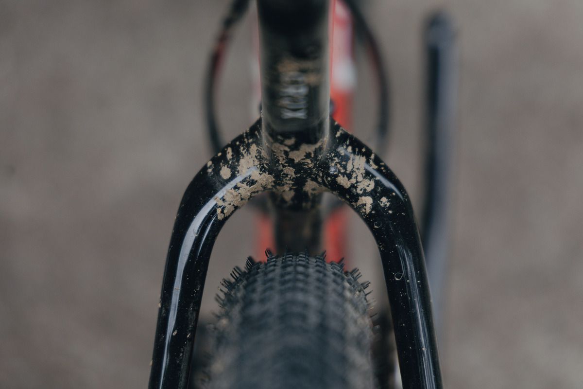 Espacio suficiente incluso para unos neumáticos Specialized Air Trak 2,2" de mountain bike