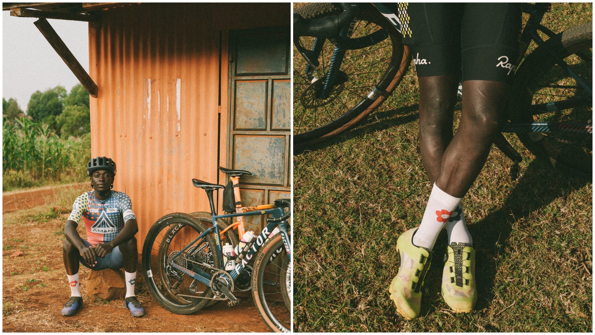 Fizik tiñe sus zapatillas de gravel con los colores del ciclismo de África Oriental.