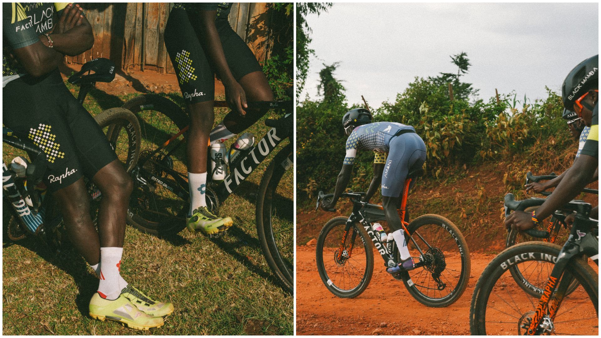 Fizik tiñe sus zapatillas de gravel con los colores del ciclismo de África Oriental.