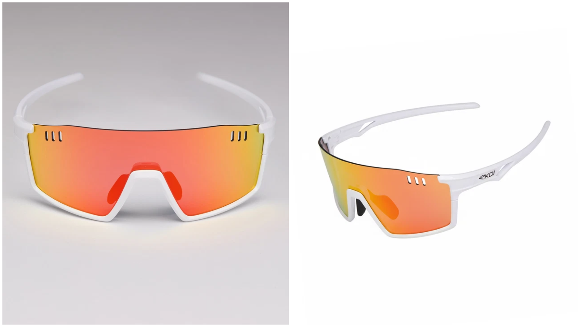 Gafas EKOI VISION Blanco Revo Rojo Cat3.