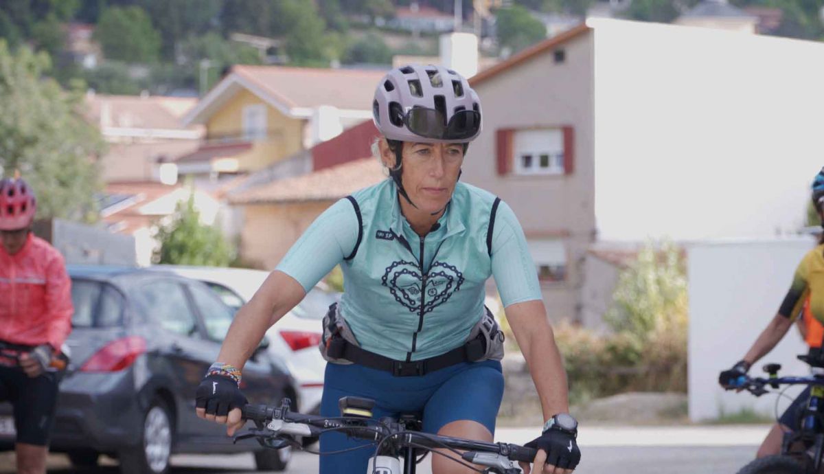 Silvia González, creadora del Campus MTB Paddlesurf  yoga, fundador de Ciclismo para todas