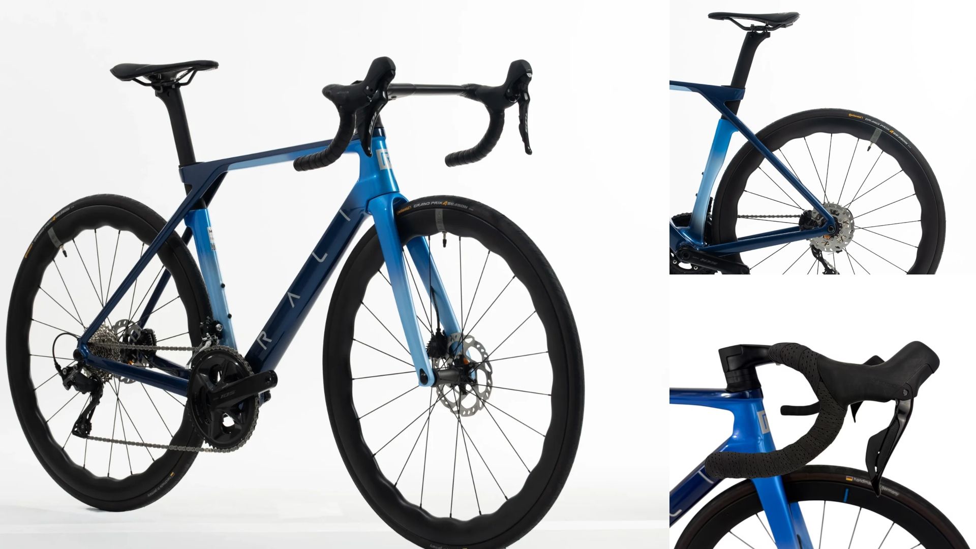 Bicicleta de carretera Rali RDS 700 con ruedas de carbono Bicicleta de carretera Rali RDS 700 con ruedas de carbono