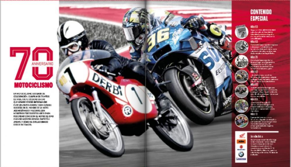 70 Aniversario MOTOCICLISMO, década a década