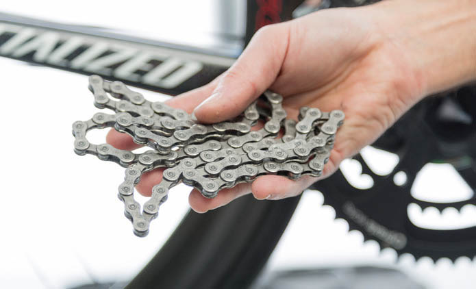 Cuidados y mantenimiento de la cadena de la bicicleta